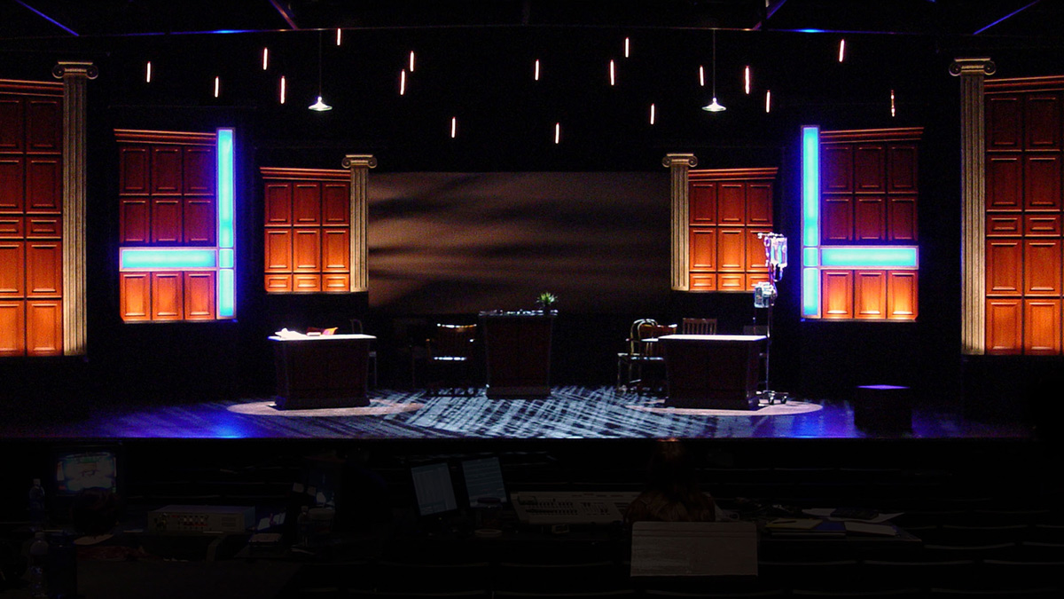 Courtroom – Scenic design by Robert Kovach